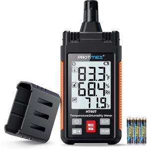 Protmex Ht607 Temperature Humidity Meter High Precision Digital Hygrometer With Protmex Ht607 Temperature Humidity Meter High Precision Digital Hygrometer With