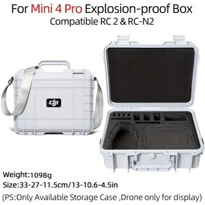 Does Not Apply For Dji Mini 3/4pro Case Mini 4 Pro Explosion Proof Case Mini 4 Pro Bag Portable Does Not Apply For Dji Mini 3/4pro Case Mini 4 Pro Explosion Proof Case Mini 4 Pro Bag Portable