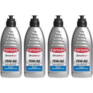 Carlube Driveline 75w90 Manual Transmission Fluid 1l Litre X4 Carlube Driveline 75w90 Manual Transmission Fluid 1l Litre X4