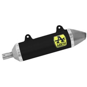 Exhaust Arrow Aluminium Black Appr Thunder/steel Malaguti Xsm 125 2019 2020 Exhaust Arrow Aluminium Black Appr Thunder/steel Malaguti Xsm 125 2019 2020
