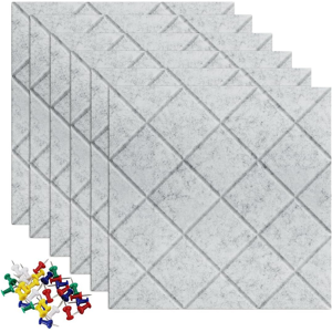 Does Not Apply Large Felt Board Tiles 30x30cm,Pack Of 6 Bulletin Board With 40 Pins Notice Boar Does Not Apply Large Felt Board Tiles 30x30cm,Pack Of 6 Bulletin Board With 40 Pins Notice Boar