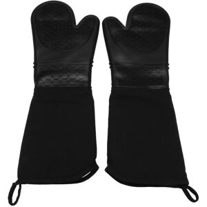 Sodial 3x(Extra Long Silicone Oven Mitts Heavy Duty Commercial Grade Oven Mitts1446 Sodial 3x(Extra Long Silicone Oven Mitts Heavy Duty Commercial Grade Oven Mitts1446