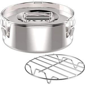 Sodial 2x Flan Pan Mold, Stainless Steel Flan Mold With Lid - Flan Maker4369 Sodial 2x Flan Pan Mold, Stainless Steel Flan Mold With Lid - Flan Maker4369