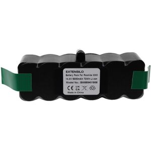Extensilo Battery For Irobot Roomba Series 800 Series 600 Series 900 5000mah 14.4v Extensilo Battery For Irobot Roomba Series 800 Series 600 Series 900 5000mah 14.4v