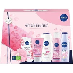 Nivea Soft Rose Indulgence Gift Pack, Full-Size Rosey Set, 7 Piece Set Nivea Soft Rose Indulgence Gift Pack, Full-Size Rosey Set, 7 Piece Set