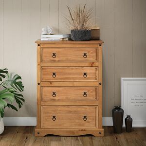 Corona Chest Of Drawers Compact 4 Drawer Chest By Mercers Furniture® Corona Chest Of Drawers Compact 4 Drawer Chest By Mercers Furniture®