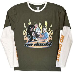 No Doubt Flames Layered Long Sleeve T Shirt No Doubt Flames Layered Long Sleeve T Shirt