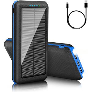 Solar Power Bank 26800mah Portable Charger With 3 Usb Outputs 2 Input External B Solar Power Bank 26800mah Portable Charger With 3 Usb Outputs 2 Input External B