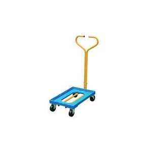 Vfm Plastic Dolly With Handle Blue 365127 Vfm Plastic Dolly With Handle Blue 365127