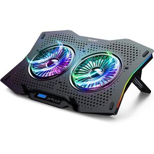 TeckNet Online Rgb Laptop Cooler,Led Display,7-Height Levels,10 Lighting Modes,Gaming TeckNet Online Rgb Laptop Cooler,Led Display,7-Height Levels,10 Lighting Modes,Gaming