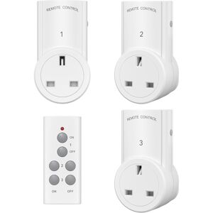 Hbn Remote Control Plug Socket, 13a/3120w Wireless Light Switch 30m/100ft Ope.. Hbn Remote Control Plug Socket, 13a/3120w Wireless Light Switch 30m/100ft Ope..