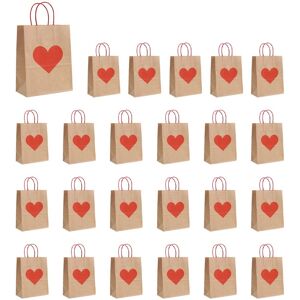 Sodial 2x(D 24 Pcs Valentines Day Gift Bags, Candy Bags Goodie Bags With Handles7945 Sodial 2x(D 24 Pcs Valentines Day Gift Bags, Candy Bags Goodie Bags With Handles7945
