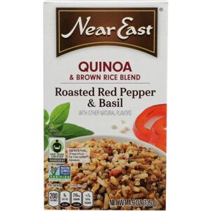 Roasted Red Pepper And Basil Quinoa 4.9 Oz(Case Of 12) By Near East Roasted Red Pepper And Basil Quinoa 4.9 Oz(Case Of 12) By Near East
