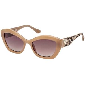 Guess Womens/ladies Leopard Print Sunglassesone Size Beige/brown Sy683 Guess Womens/ladies Leopard Print Sunglassesone Size Beige/brown Sy683