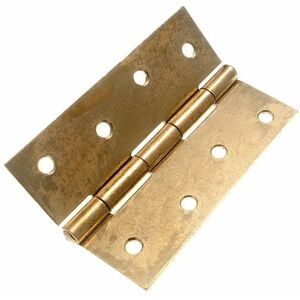 New 100 X Butt Hinges Eb Brass Plated Steel 4 Inch 100mm - Onestopdiy - Hd New 100 X Butt Hinges Eb Brass Plated Steel 4 Inch 100mm - Onestopdiy - Hd