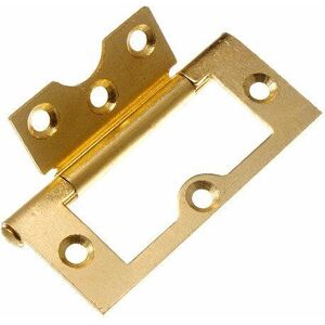 Onestopdiy New 100 X Cabinet Door Flush Hinges Eb Brass Plated Steel 75mm ( 3 Inch ) - Ones Onestopdiy New 100 X Cabinet Door Flush Hinges Eb Brass Plated Steel 75mm ( 3 Inch ) - Ones