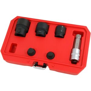 Neilsen 6pc 1/2" & 3/4" Vag Vw & Audi Axle Hub Nut Socket Set Hex Spline 24 30 32mm Neilsen 6pc 1/2" & 3/4" Vag Vw & Audi Axle Hub Nut Socket Set Hex Spline 24 30 32mm