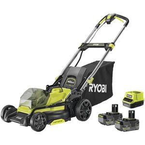 Ryobi Ry18lmx40c-240 Lawnmower Battery 18v 40cm 50lt Mulching 2x4.0ah Ryobi Ry18lmx40c-240 Lawnmower Battery 18v 40cm 50lt Mulching 2x4.0ah