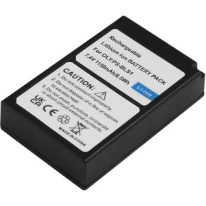 Avizar Battery For Olympus Camera Bls-1 7.4v 1150mah 8.5wh Avizar Battery For Olympus Camera Bls-1 7.4v 1150mah 8.5wh