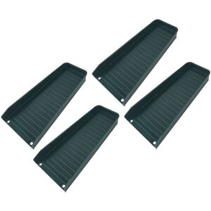 Hg (Green)4pcs Downspout Splash Block Rain Gutter Downspout Extensions Fixable D Hg (Green)4pcs Downspout Splash Block Rain Gutter Downspout Extensions Fixable D