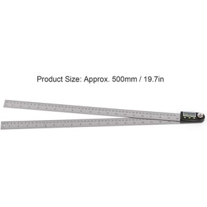 Digital Angle Ruler Gauge Lcd Protractor Stainless Steel For Woodworking 500mm Digital Angle Ruler Gauge Lcd Protractor Stainless Steel For Woodworking 500mm