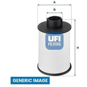 Ufi Fuel Filter Insert 112.7mm Height 81mm Outer Diameter Fits Fiat 26.H2o.04 Ufi Fuel Filter Insert 112.7mm Height 81mm Outer Diameter Fits Fiat 26.H2o.04
