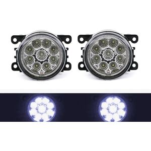 Eurowagens Front Fog Light Set Led For Renault Thalia 08-13 Crystal Clear Lamps Pair Eurowagens Front Fog Light Set Led For Renault Thalia 08-13 Crystal Clear Lamps Pair