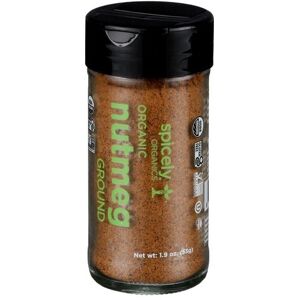 Spicely Organics Nutmeg Ground - 1.9 oz (Case of 3) - Spice Spicely Organics Nutmeg Ground - 1.9 oz (Case of 3) - Spice