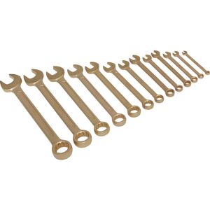 Thatcable 13 Piece Combination Spanner Set - 8 To 32mm - Non-Sparking Beryllium Copper Thatcable 13 Piece Combination Spanner Set - 8 To 32mm - Non-Sparking Beryllium Copper
