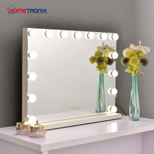 Hometronix Hollywood Vanity Makeup Mirror Led Lights 580 X 460mm With Detachable 10x Mirror Hometronix Hollywood Vanity Makeup Mirror Led Lights 580 X 460mm With Detachable 10x Mirror