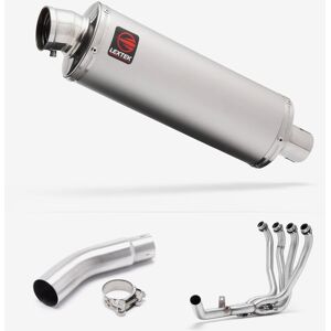 Lextek Stainless Steel Op1 Matt Exhaust System 350mm Silencer Polished Rear New Lextek Stainless Steel Op1 Matt Exhaust System 350mm Silencer Polished Rear New