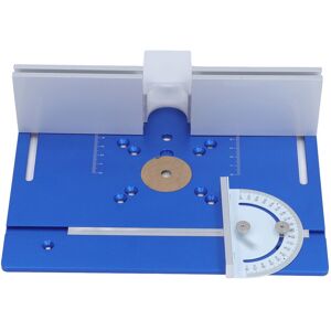 Blue Router Table Insert Plate Aluminum Alloy Flip Board Woodworking Benches❀ Blue Router Table Insert Plate Aluminum Alloy Flip Board Woodworking Benches❀