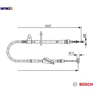 Bosch Cable Pull Parking Brake 1 987 477 995 For Suzuki Wagon/sorio/hatchback/r+/mpv Bosch Cable Pull Parking Brake 1 987 477 995 For Suzuki Wagon/sorio/hatchback/r+/mpv