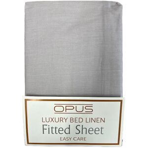 Bellissimo Home Fitted Sheet Silver King Bed 150x200cm Polycotton Easycare Deep 30cm Super Soft Bellissimo Home Fitted Sheet Silver King Bed 150x200cm Polycotton Easycare Deep 30cm Super Soft