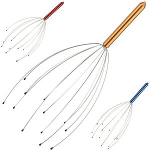 Relaxdays 48x Head Massager In Set Head Massage Spider Head Scraper 12 Prongs Relaxdays 48x Head Massager In Set Head Massage Spider Head Scraper 12 Prongs