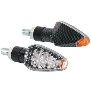 Lampa 90099 Tuareg Led Indicators, Carbon Look, Clear Lens - 12v Lampa 90099 Tuareg Led Indicators, Carbon Look, Clear Lens - 12v