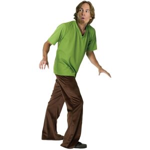 Scooby Doo Mens Shaggy Costume / One Size Green/brown Bn4687 Scooby Doo Mens Shaggy Costume / One Size Green/brown Bn4687