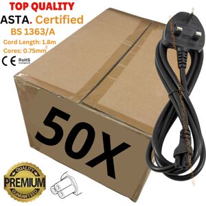 Lite-Am Bulk Lot 50 New 1.8m Uk C5 Mickey Mouse Clover Leaf Laptop Mains Power Cable 5a Lite-Am Bulk Lot 50 New 1.8m Uk C5 Mickey Mouse Clover Leaf Laptop Mains Power Cable 5a