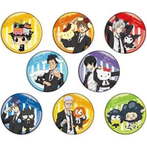 A3 Tin Badge Reborn! X Sanrio Characters 02 All 8 Set Japan Official A3 Tin Badge Reborn! X Sanrio Characters 02 All 8 Set Japan Official