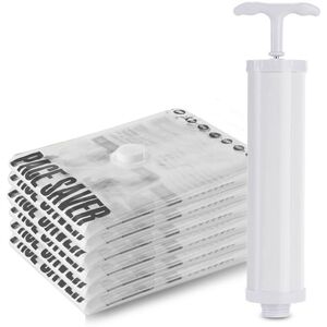 Sodial 2x(6x Vacuum Storage Bags , Sealer Compression Bags With Travel Hand Pump6123 Sodial 2x(6x Vacuum Storage Bags , Sealer Compression Bags With Travel Hand Pump6123