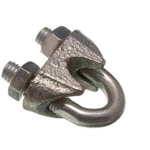 Onestopdiy New 100 X Wire Rope Cable Grip Clamp U Bolt Fixings M6 Bzp Rust Proof Steel - On Onestopdiy New 100 X Wire Rope Cable Grip Clamp U Bolt Fixings M6 Bzp Rust Proof Steel - On