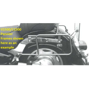 Suzuki Vl800 / C800 Intruder Pannier Frames - Chrome Hepco & Becker (2001-2008) Suzuki Vl800 / C800 Intruder Pannier Frames - Chrome Hepco & Becker (2001-2008)