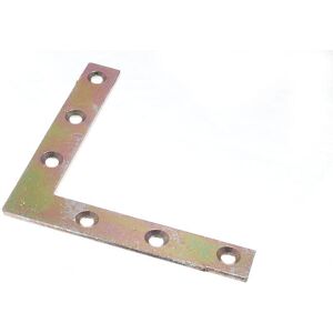 New 240 X Flat Corner Brace / Bracket 100mm ( 4 Inch ) Yzp Steel - Onestopdiy - New 240 X Flat Corner Brace / Bracket 100mm ( 4 Inch ) Yzp Steel - Onestopdiy -