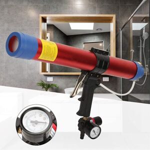 600ml Air Caulking Device Pneumatic Caulk Tool Nozzle Scraper Set G1/4 Seam Va 600ml Air Caulking Device Pneumatic Caulk Tool Nozzle Scraper Set G1/4 Seam Va