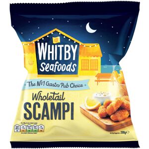 Whitby Seafoods Whitby Frozen Wholetail Scampi 8x200g ❄ Whitby Seafoods Whitby Frozen Wholetail Scampi 8x200g ❄