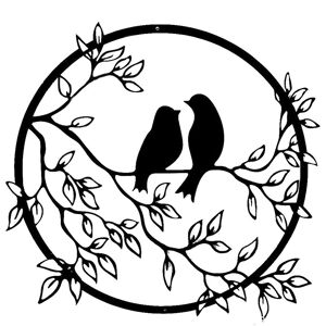 Sodial 3x(Metal Wall Art Bird On Tree Branch Metal Bird Wall Silhouette Bird Wall9821 Sodial 3x(Metal Wall Art Bird On Tree Branch Metal Bird Wall Silhouette Bird Wall9821