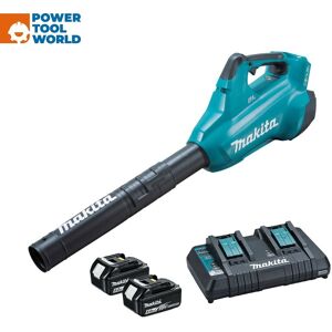 Makita Dub362pg2 Twin 18v Lxt Brushless Cordless Blower Inc 2x 6.0ah Batts Makita Dub362pg2 Twin 18v Lxt Brushless Cordless Blower Inc 2x 6.0ah Batts