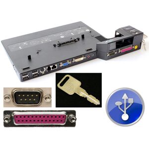 Lenovo Ibm Port Replicator 2504 Thinkpad T400 T500 T60 42w8298 + Key Doc10 Lenovo Ibm Port Replicator 2504 Thinkpad T400 T500 T60 42w8298 + Key Doc10