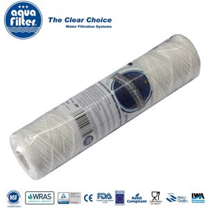 10pk 1 Micron Yarn String Wound Sediment Water Filter 10\" Aquafilter 10pk 1 Micron Yarn String Wound Sediment Water Filter 10\" Aquafilter