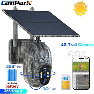 Campark Wildlife Trail Camera Solar Cellular 4g Lte 2.5k Pir Ptz Security Cam Sim Card Campark Wildlife Trail Camera Solar Cellular 4g Lte 2.5k Pir Ptz Security Cam Sim Card